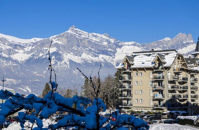 100m from ski lifts, 1st floor, balcony, tv, ski locker, 40m², Saint Gervais