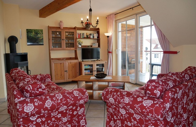 Bernsteinhaus Whg. 6 - Amber house, 850m to the beach, with balcony, WLAN