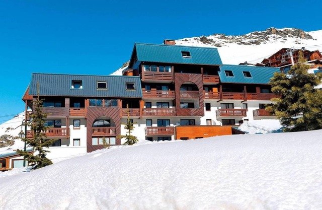 Wifi, 50m from ski slopes, balcony, tv, ski locker, 30m², Val Thorens