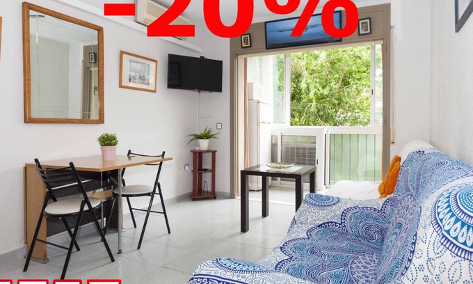 Roses Town Center Apartment | 39 m² Studio flat ∙ 1 bedroom ∙ 4 guests