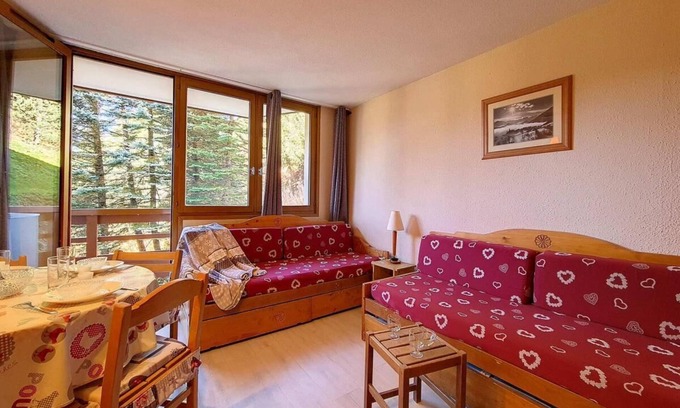 Reberty Apartment | 5th floor, tv, ski locker, 22m², Les Menuires