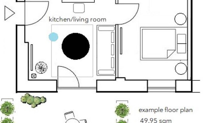 Ostend Apartment | 80 m² Serviced apartment ∙ 2 bedrooms ∙ 4 guests