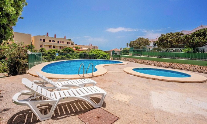 Cala en Forcat Apartment | Apartment 'Biniforcat 21' close to the Sea with Shared Pool