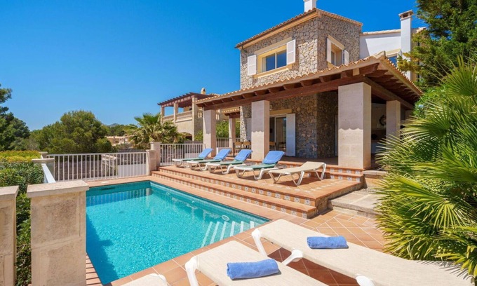 Cala Mesquida House | Beautiful private villa for 8 guests with WIFI, private pool, A/C, TV, terrace and pets allowed