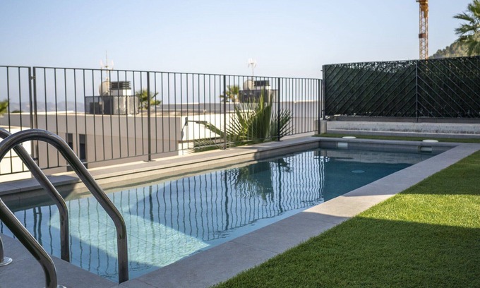 Polop Villa | Beautiful private villa for 6 people with WIFI, A/C, private pool, TV and patio