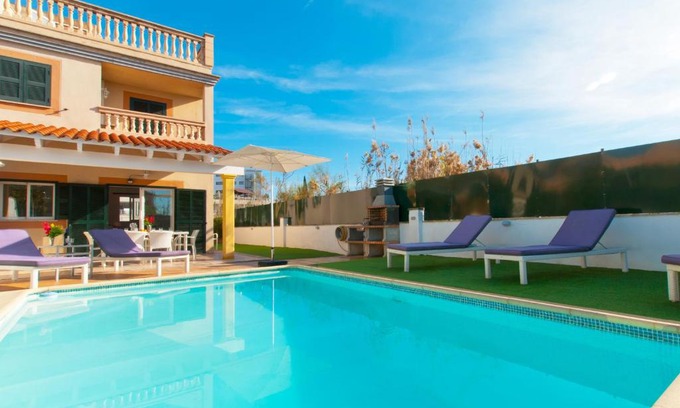 Alcudia Villa | Casa Marcos con piscina para 6 junto a Playa Alcudia