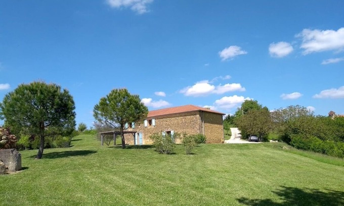 Miramont-d'Astarac Other | Family friendly house with private heated pool and panoramic views of the Gers.