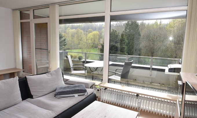 Wassersleben Apartment | fewo1846 - Klabautermann (App. 16) / Comfortable studio apartment with balcony