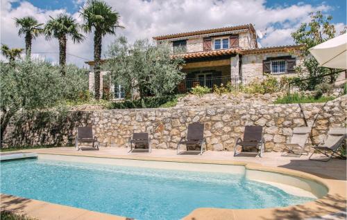 Tourrettes House | Gorgeous Home In Fayence With Wifi