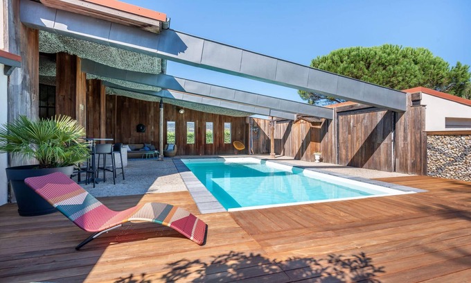 Brindas Villa | Les cèdres bleus - Beautiful house with pool and garden