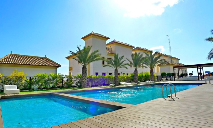Los Secanos Apartment | Luxurious apart with 2 beds, terrace, A/C, pool, spa, gym just 5 min to beach