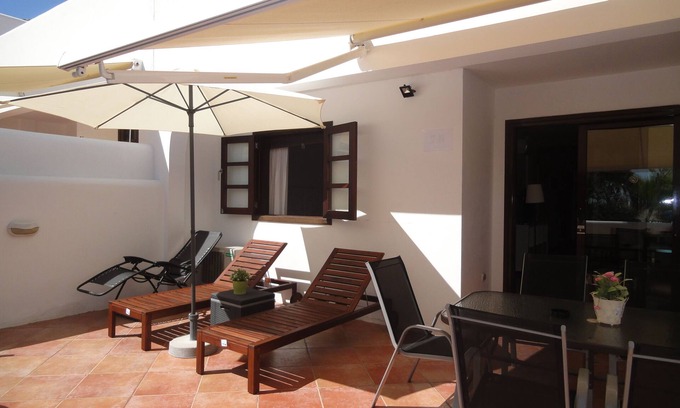 Costa Adeje House | Luxury Bungalow Costa Adeje; Heated Pool, Air Conditioner, WiFi & Parking free