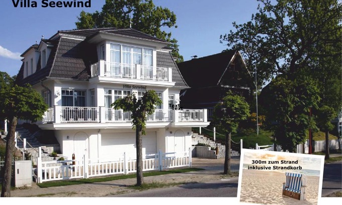 Binz Apartment | Villa Seewind - 300 m zum Strand - Binz
