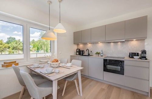 Ueckeritz Apartment | Cozy vacation home "Domizil zum Lerchengrund 06" in Ückeritz near the beach